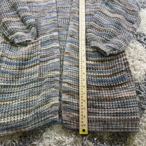 American Eagle Open Front Cardigan Sweater Size S Multicolor Long Sleeve - Picture 3 of 6